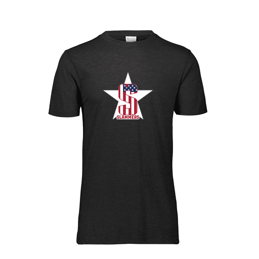 [FTSCUBBK-YS-LOGO3] Decker Youth Tri-Blend T-Shirt - Short Sleeve (Youth S, Black, Logo 3)