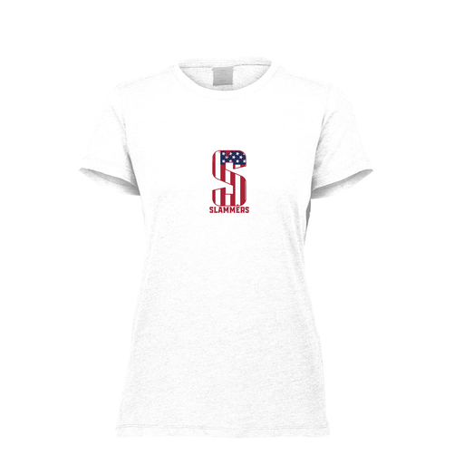 [FTSCUBWH-FAXS-LOGO3] Decker Women's Tri-Blend T-Shirt - Short Sleeve (Female Adult XS, White, Logo 3)