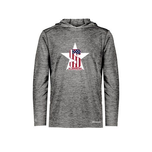 [FOLHCGBK-AS-LOGO3] Decker Men's Charge Hoodie (Adult S, Black, Logo 3)