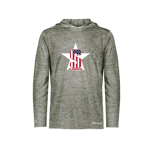 [FOLHCGGY-YS-LOGO3] Decker Youth Charge Hoodie (Youth S, Gray, Logo 3)