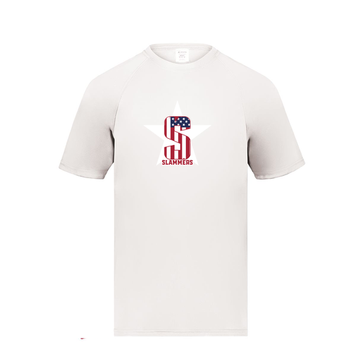 [2790.005.S-LOGO3] Men's Smooth Sport T-Shirt (Adult S, White, Logo 3)