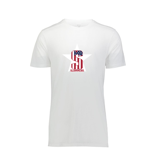 [FTSCUBWH-AS-LOGO3] Decker Men's Tri-Blend T-Shirt - Short Sleeve (Adult S, White, Logo 3)