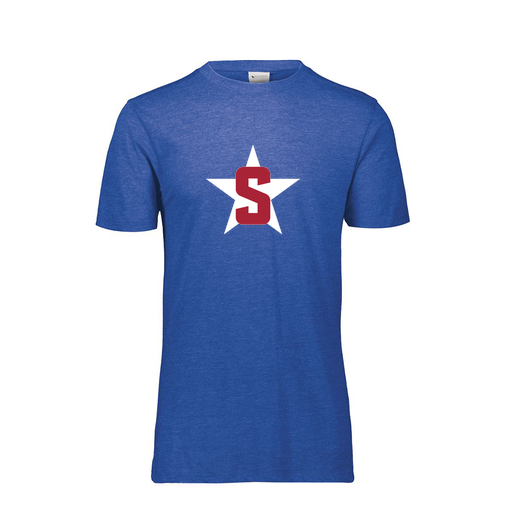 [FTSCUBNV-AS-LOGO2] Decker Men's Tri-Blend T-Shirt - Short Sleeve (Adult S, Navy, Logo 2)