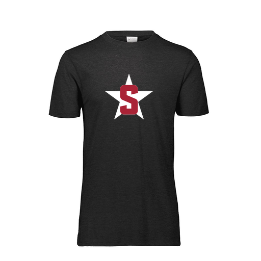 [FTSCUBBK-YS-LOGO2] Decker Youth Tri-Blend T-Shirt - Short Sleeve (Youth S, Black, Logo 2)