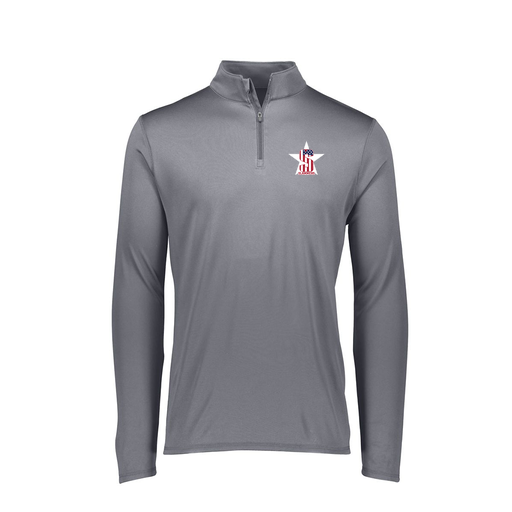 [FTLQFLGY-FAXS-LOGO3] Decker Women's Flex-Lite 1/4 Zip Shirt (Female Adult XS, Gray, Logo 3)