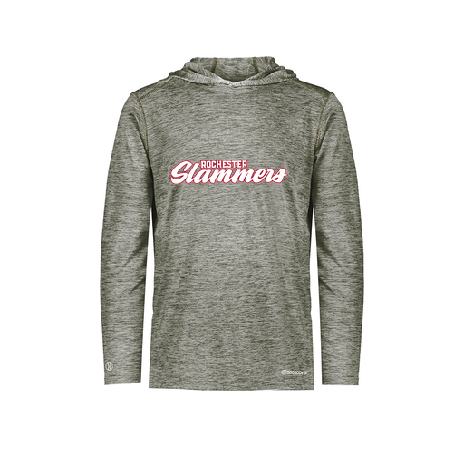 [FOLHCGGY-AS-LOGO1] Decker Men's Charge Hoodie (Adult S, Gray, Logo 1)