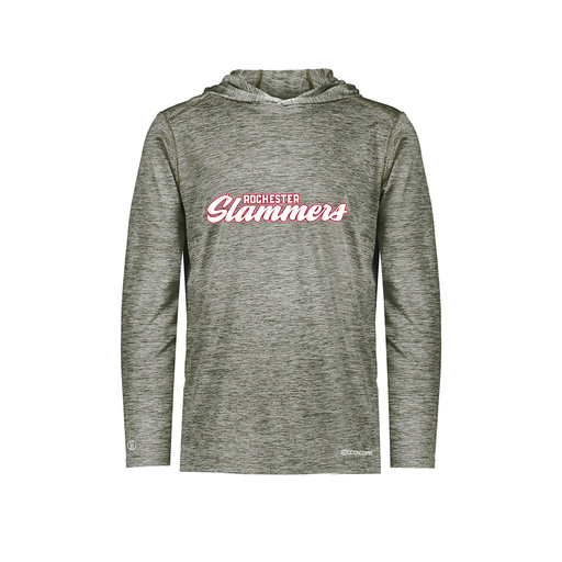 [FOLHCGGY-YS-LOGO1] Decker Youth Charge Hoodie (Youth S, Gray, Logo 1)