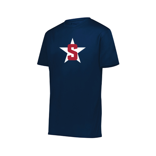 [222818.065.S-LOGO2] Men's Movement Dri Fit Shirt (Adult S, Navy, Logo 2)