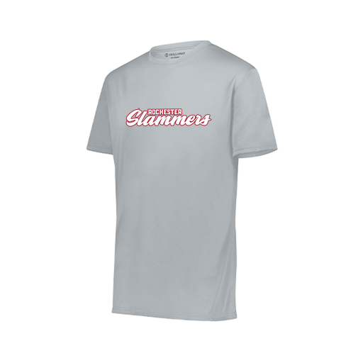 [222818.099.S-LOGO1] Men's Movement Dri Fit Shirt (Adult S, Silver, Logo 1)