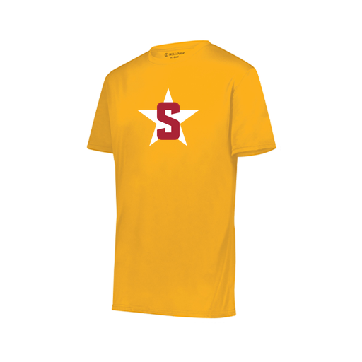 [222819.025.XXS-LOGO2] Youth Movement Dri Fit Shirt (Youth XXS, Athletic Gold, Logo 2)